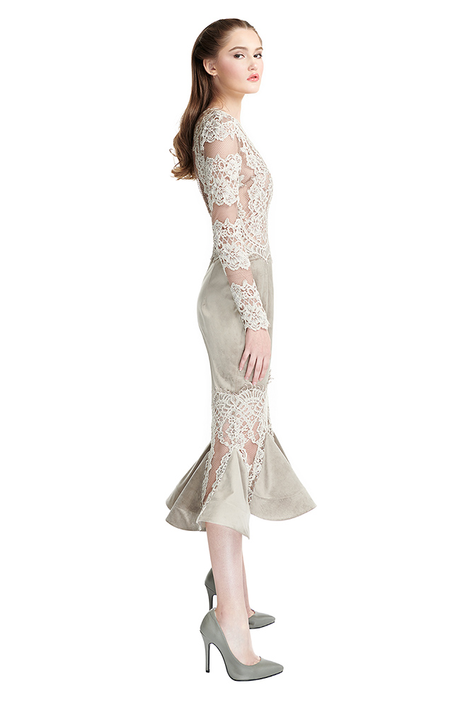 side view of the dress